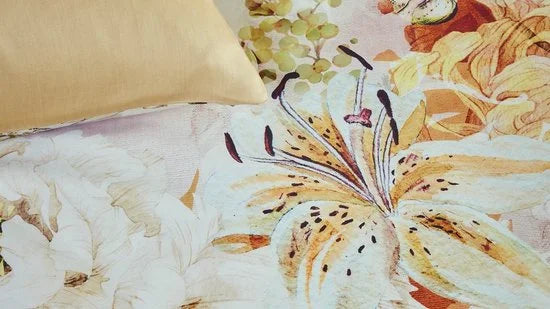 Kardol Mellow Breeze dekbedovertrek - Tweepersoons - 200x200/220 - Geel