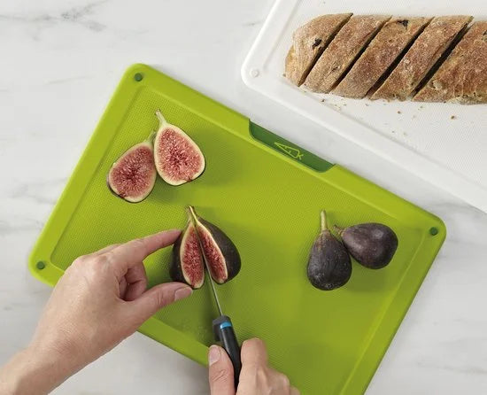 Joseph Joseph - Foilio Icon Plus Snijplank en Messen 8-Delig - Kunststof - Multicolor