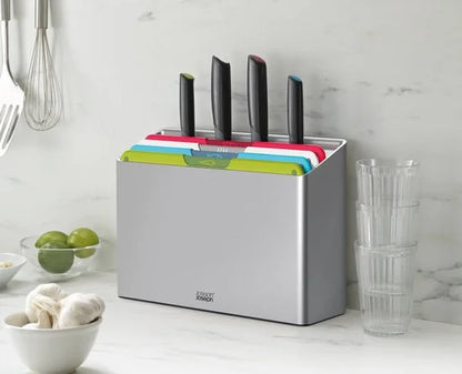 Joseph Joseph - Foilio Icon Plus Snijplank en Messen 8-Delig - Kunststof - Multicolor