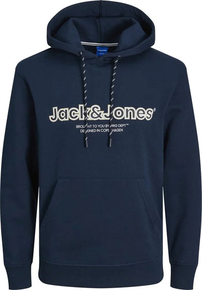 JACK&JONES PLUS JORLAKEWOOD SWEAT HOOD BF PLS Heren Trui - Maat EU3XL US1XL
