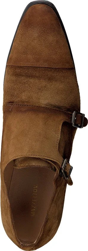MazzelTov Heren Nette schoenen 3654 - Cognac - Maat 44