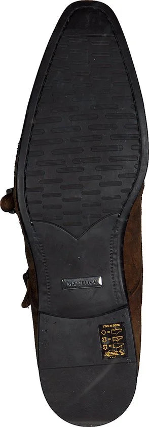 MazzelTov Heren Nette schoenen 3654 - Cognac - Maat 44