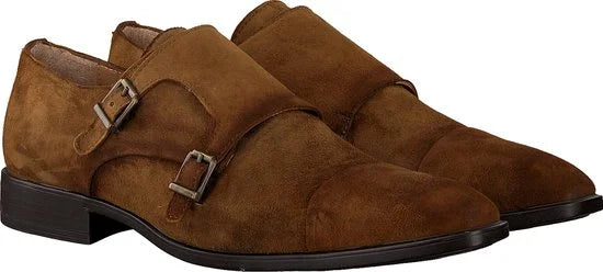 MazzelTov Heren Nette schoenen 3654 - Cognac - Maat 44