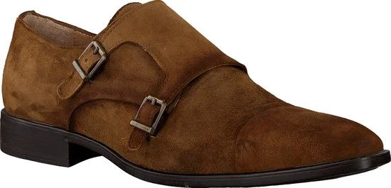 MazzelTov Heren Nette schoenen 3654 - Cognac - Maat 44