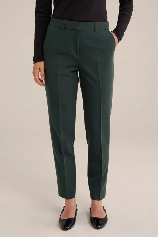 WE Fashion Dames slim fit pantalon