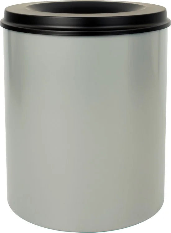 V-part - Vlamdovende papierbak 80 ltr - Steel - aluminiumgrijs, zwart