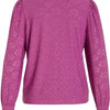 Vila Blouse Vipaulina V-neck L/s Top 14090557 Cattleya Orchid Dames Maat - S