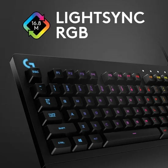 Logitech G213 Prodigy - Gaming Toetsenbord - US Qwerty (ISO) - Zwart
