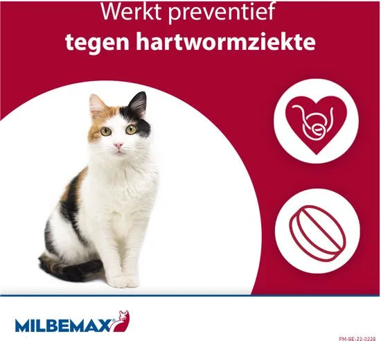 Milbemax Ontworming Tabletten Grote Kat 2 - 8 kg 2 tabletten