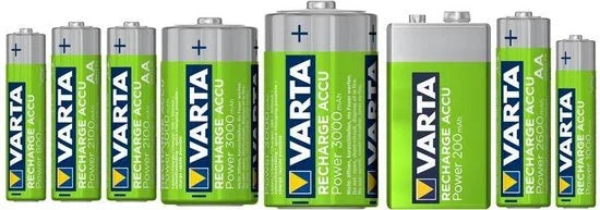 Varta AAA Oplaadbare Batterijen