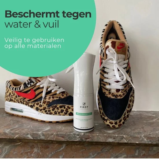 First Amsterdam Waterafstotende Spray - Repel Spray - Impregnatiespray - Beschermende spray voor al je schoenen - waterafstotend en bescherming tegen