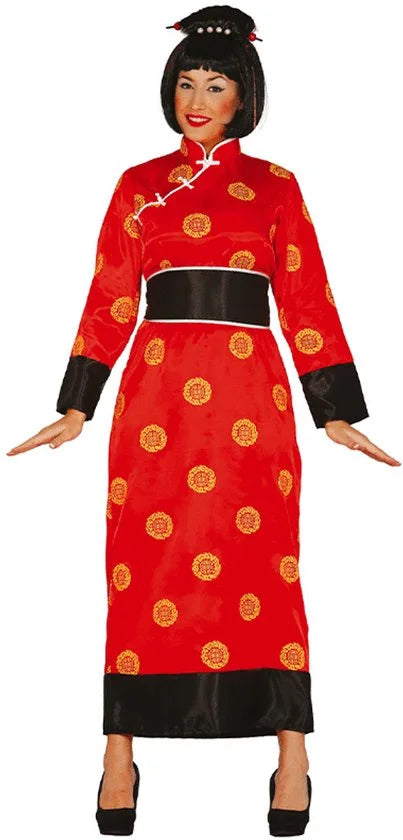Fiestas Guirca - Kostuum Chinese vrouw L (42-44)