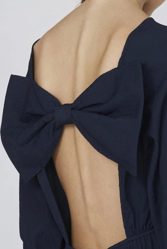 SISTERS POINT Eseba-dr - Dames Jurk - Navy - Maat L