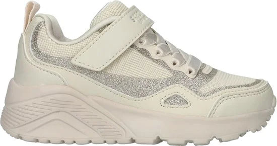 Skechers meisjes sneakers met goudkleurige details - Maat 30 - Extra comfort - Memory Foam