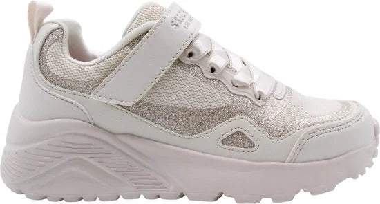 Skechers meisjes sneakers met goudkleurige details - Maat 30 - Extra comfort - Memory Foam
