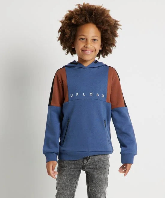 TerStal Jongens / Kinderen Europe Kids Trui Met Ritszak Blauw In Maat 98/104