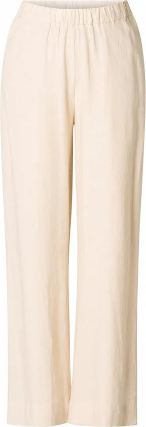 BASE LEVEL Yul Pants - Light Beige - maat 44