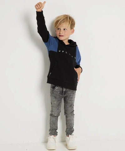 TerStal Jongens / Kinderen Europe Kids Trui Met Ritszak Zwart In Maat 92