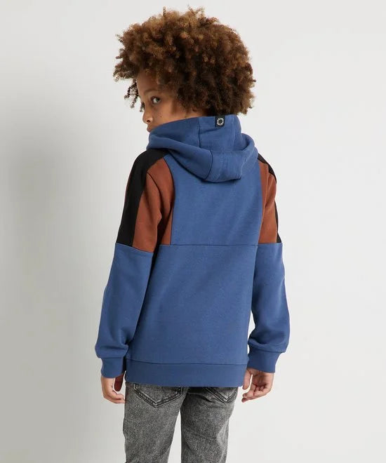 TerStal Jongens / Kinderen Europe Kids Trui Met Ritszak Blauw In Maat 110/116