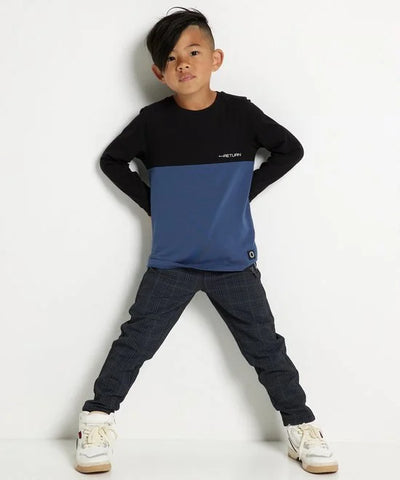 TerStal Jongens / Kinderen Europe Kids Top Doorsnee Dessin Blauw In Maat 110/116