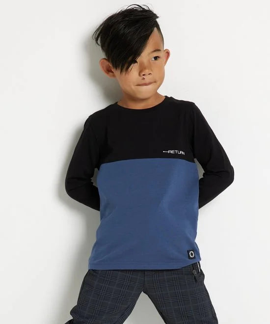 TerStal Jongens / Kinderen Europe Kids Top Doorsnee Dessin Blauw In Maat 122/128