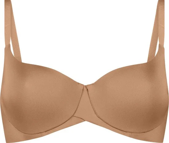 Hunkemöller Dames Lingerie Voorgevormde beugel bh Smooth - Bruin - maat C70