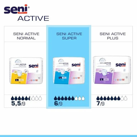 Seni Active Super Large - 1 pak van 10 stuks