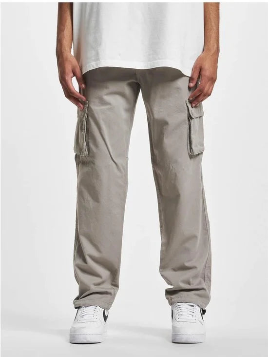 DEF - Cargopant 048 Cargobroek - Taille, 33 inch - Grijs