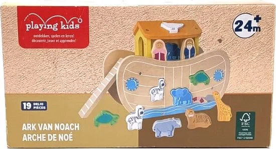 Ark van Noach - Playing Kids - Houten Speelgoed - 24+m