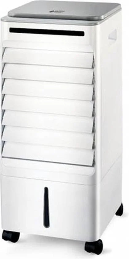 Dutch Originals Aircooler op Wielen - Luchtcooler 6 Liter - Mobiele Aircooler met 3 Snelheden - Met Ingebouwde Timer en Zelfdraaiende Functie - 65 W