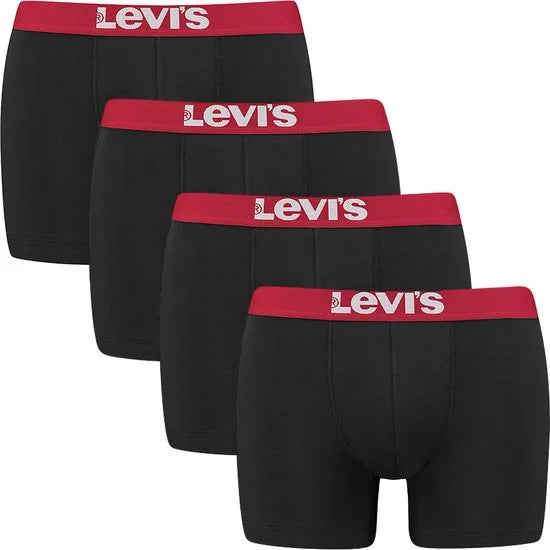 Levi's 4P boxers basic combi zwart - S