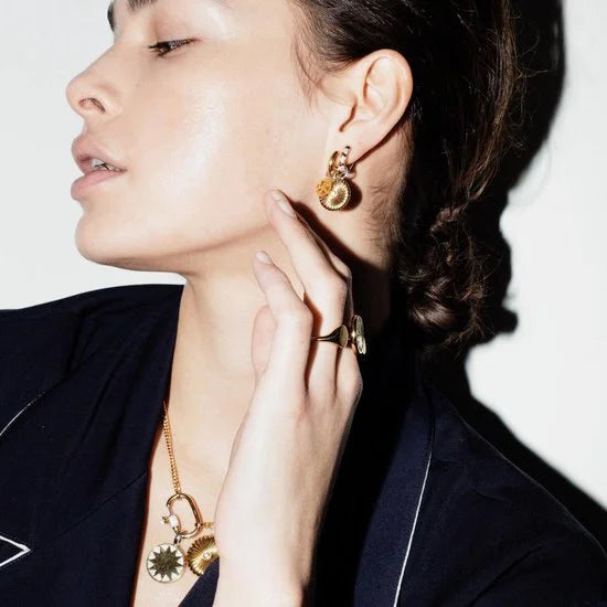 TI SENTO Oorbellen 7838ZY - Zilveren dames oorbellen