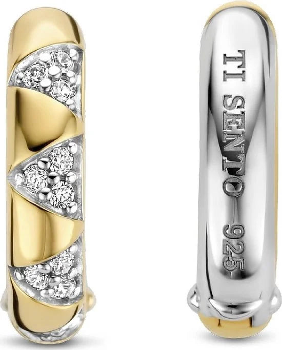 TI SENTO Oorbellen 7838ZY - Zilveren dames oorbellen