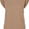 Urban Classics - Extended Shoulder Dames T-shirt - M - Creme