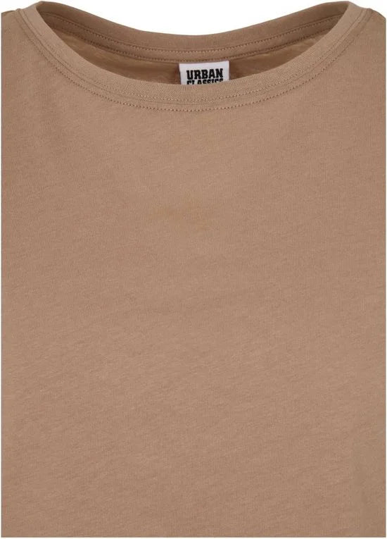 Urban Classics - Extended Shoulder Dames T-shirt - M - Creme