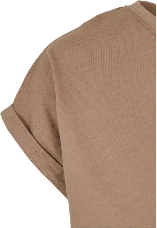 Urban Classics - Extended Shoulder Dames T-shirt - M - Creme