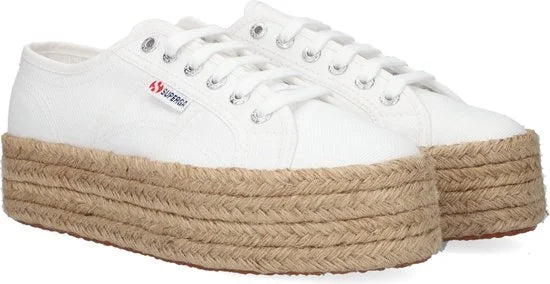 Superga 2790 Rope Lage sneakers - Dames - Wit - Maat 39