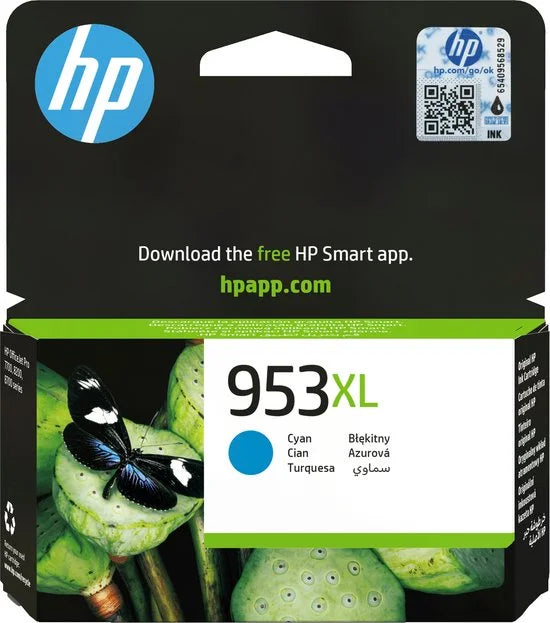 HP 953XL - Inktcartridge / Cyaan / Hoge Capaciteit