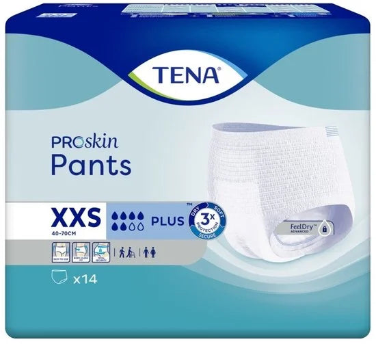 TENA Pants Plus ProSkin XXS 14 stuks