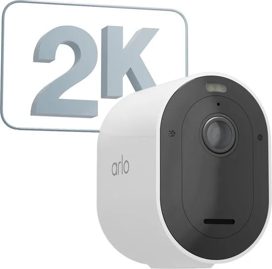 Arlo Pro 5 2K Spotlight Draadloze Beveiligingscamera, 1 cam-kit wit