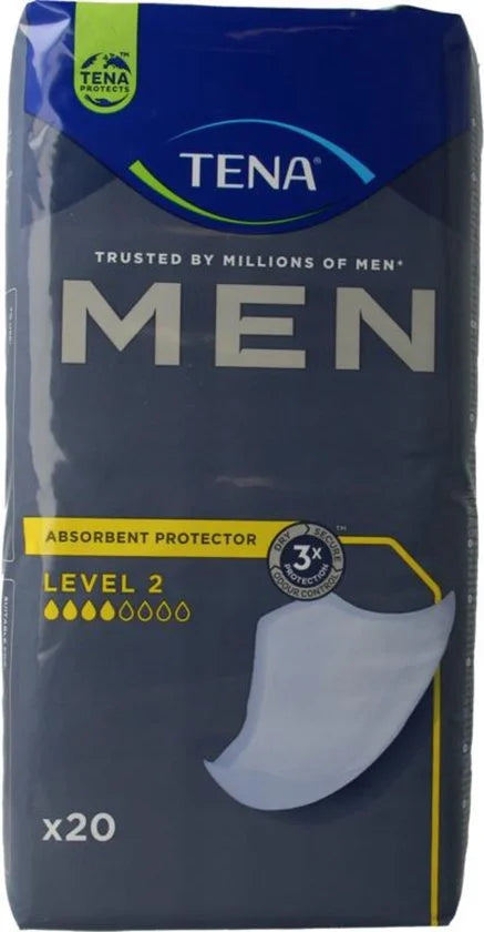 TENA Men Absorbent Protector Level 2 - 20 Stuks