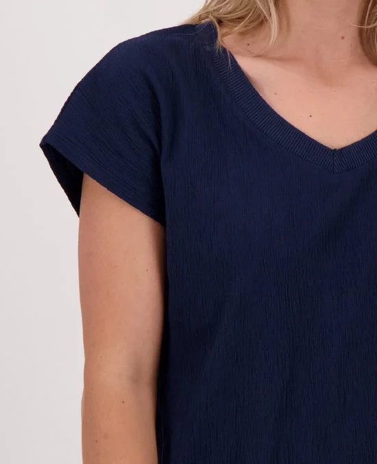Top Blauw van Je m'appelle - Dames - Maat XXL