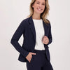 Blauwe Blazer van Je m'appelle - Dames - Travelstof - Maat M - 6 maten beschikbaar