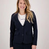 Blauwe Blazer van Je m'appelle - Dames - Travelstof - Maat M - 6 maten beschikbaar