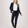 Blauwe Blazer van Je m'appelle - Dames - Travelstof - Maat M - 6 maten beschikbaar