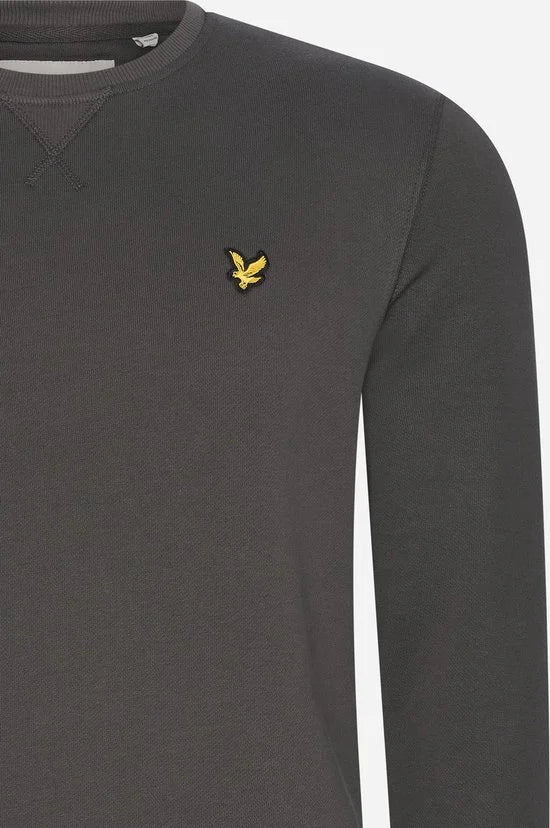Lyle & Scott Crew Neck Sweatshirt Truien & Vesten Heren - Sweater - Hoodie - Vest- Grijs - Maat XL