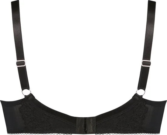 Hunkemöller Dames Lingerie Niet-voorgevormde beugel bh Daisy - Zwart - maat G70