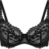 Hunkemöller Dames Lingerie Niet-voorgevormde beugel bh Daisy - Zwart - maat G70