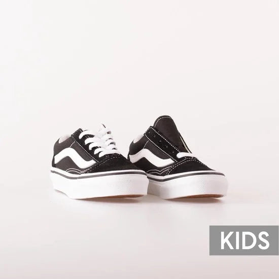 Vans Old Skool Sneakers Kinderen - Black/True White