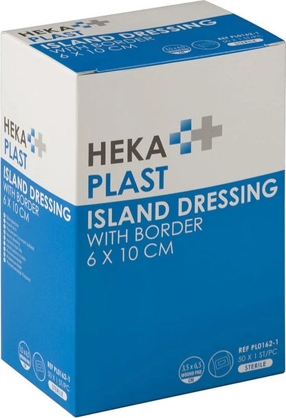 Hekaplast Border 6cm x 10 cm eilandpleister - 50 stuks